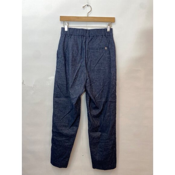 Brochu Walker Women's Talia Pant Straight Leg Ankle Crop Elastic Waist Size XS - Picture 5 of 9